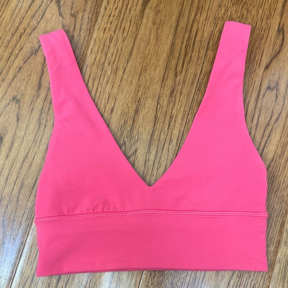 lululemon athletica Coral V-Neck Sports Bra